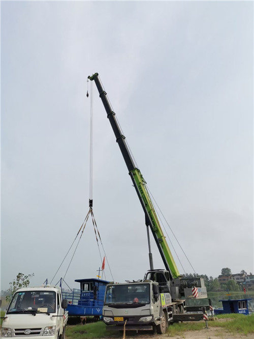 紫云桥梁建设吊装案例